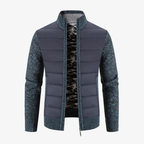 Interlaken Hybrid-Strickjacke mit Stepp-Front