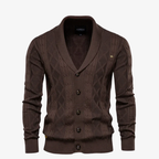 Heidelberg Premium Strick-Cardigan mit Schalkragen