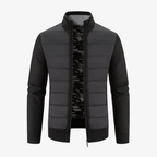 Interlaken Hybrid-Strickjacke mit Stepp-Front