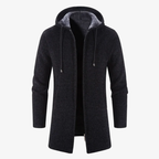 Innsbruck Lange Strickjacke mit Kapuze