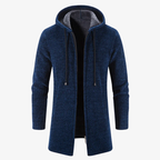 Innsbruck Lange Strickjacke mit Kapuze