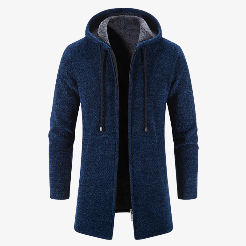 Innsbruck Lange Strickjacke mit Kapuze