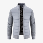 Interlaken Hybrid-Strickjacke mit Stepp-Front