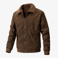 Erfurt Warme Cordjacke mit Sherpa-Kragen