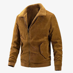 Erfurt Warme Cordjacke mit Sherpa-Kragen