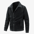 Erfurt Warme Cordjacke mit Sherpa-Kragen