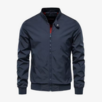 Basel Core-Bomberjacke mit Kontrastfutter und Stehkragen