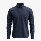 Flensburg Weiches Flanellhemd mit Button-Down-Kragen