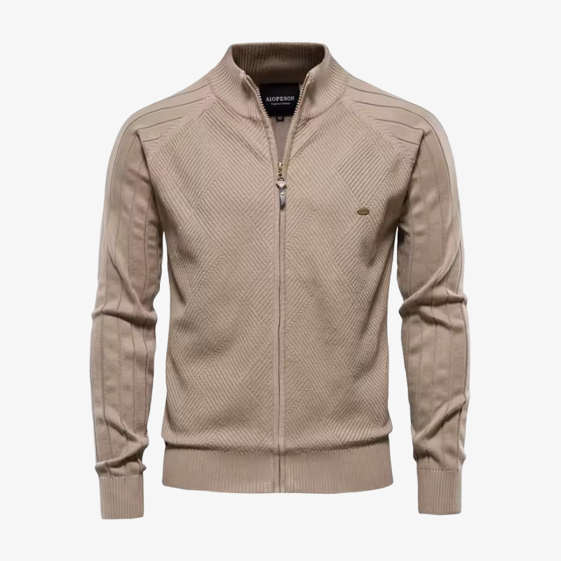 Luzern Premium Strickjacke mit Reißverschluss
