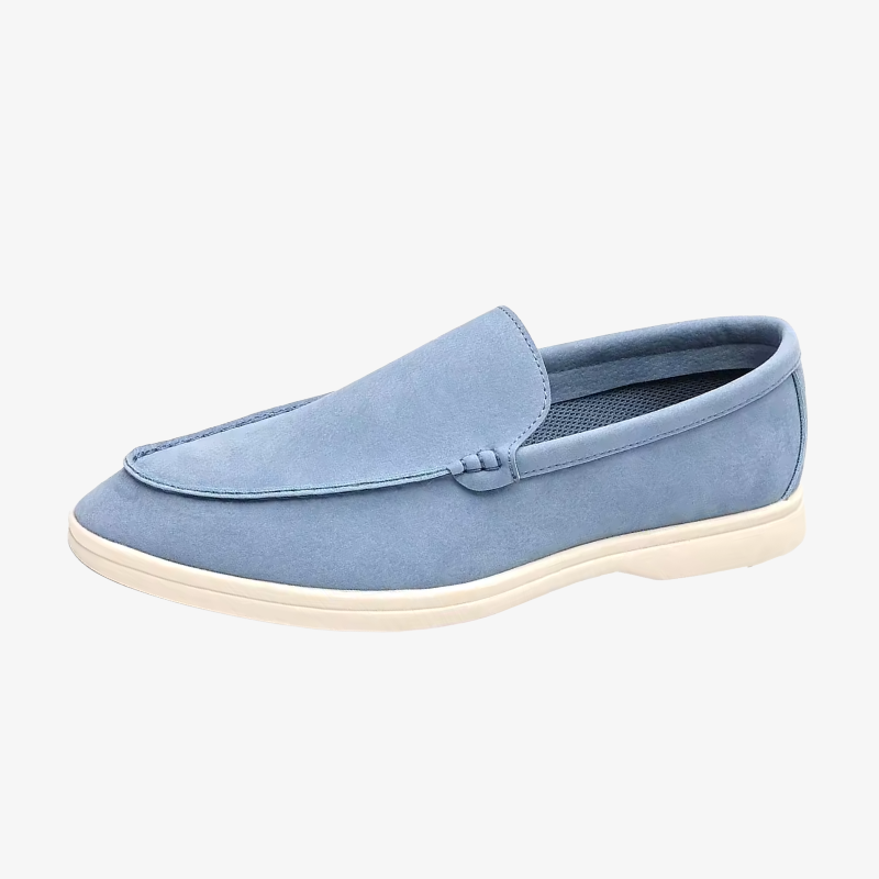 Konstanz Lässiger Loafer in Wildleder-Optik mit heller Sohle