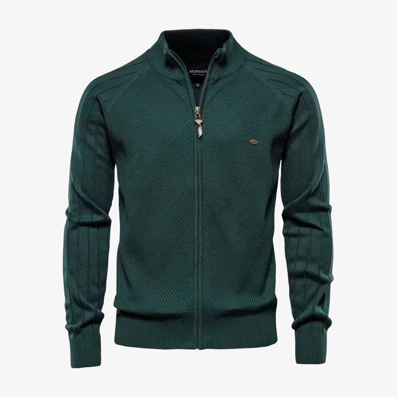 Luzern Premium Strickjacke mit Reißverschluss