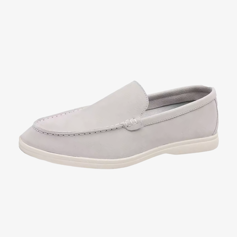 Konstanz Lässiger Loafer in Wildleder-Optik mit heller Sohle